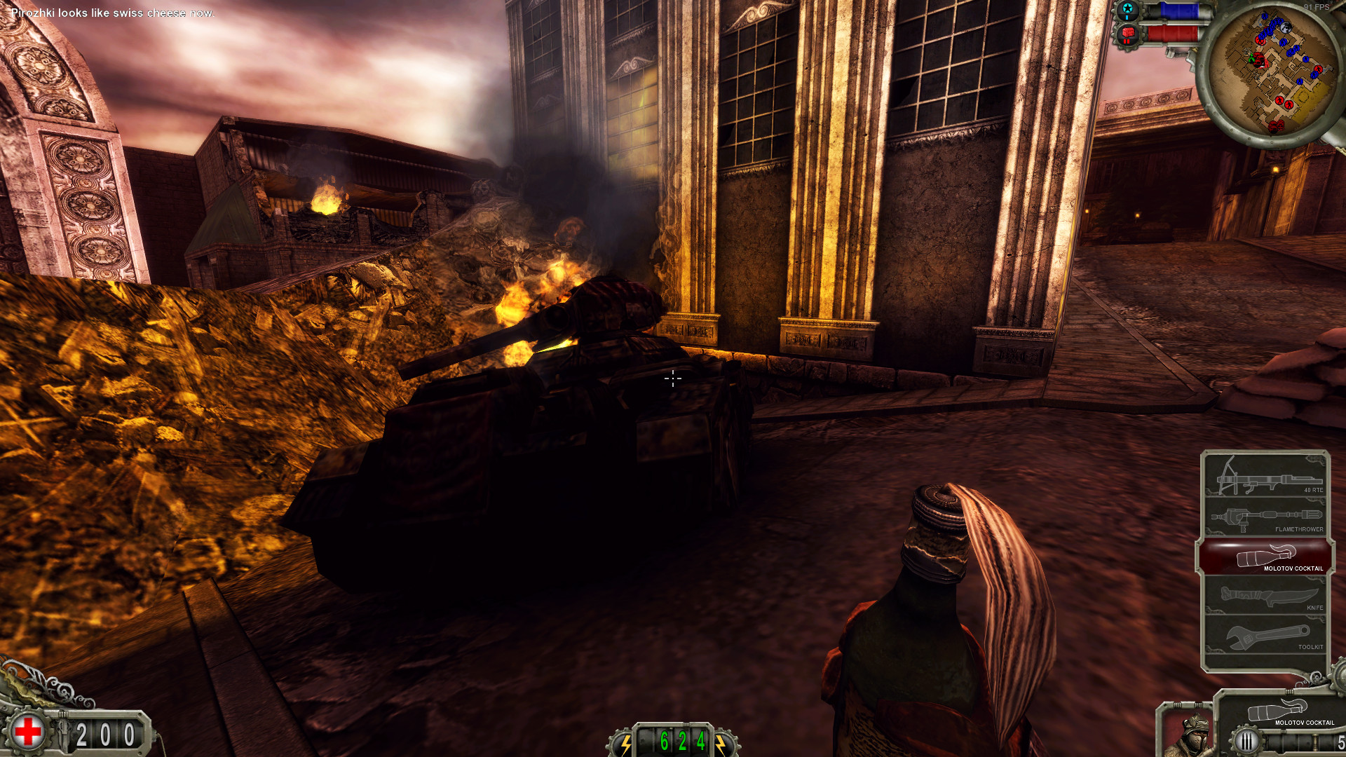 IG:Warlord screenshot of tank prop